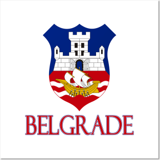 Belgrade, Serbia  - Coat of Arms Design Posters and Art